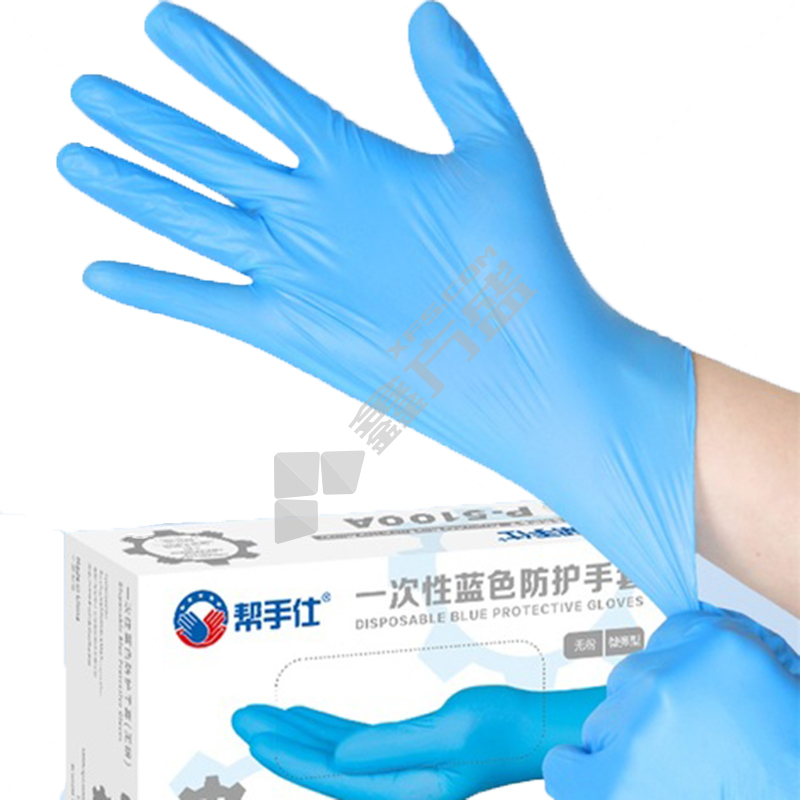 帮手仕 5100 一次性PVC手套 中号 5100