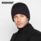 卡蒙 KM-9405羊仔毛绞花抗菌发热抗寒针织帽 KM-9405 均码 黑色
