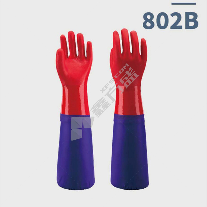 东亚 802B家用手套 L码 48cm 红色 802B