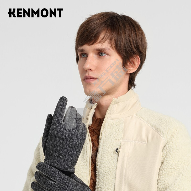 卡蒙 KM-2838 户外骑行冬季防寒手套 L码 黑色 KM-2838