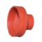 AS 沟槽异径管 165*60mm DN150*50 红色