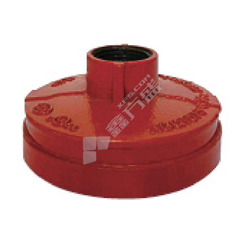 SXTH 丝接异径大小头 140*76mm DN125*65 红色