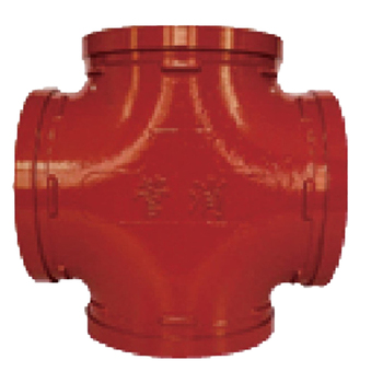 SXTH 铸铁正四通 165mm DN150 红色