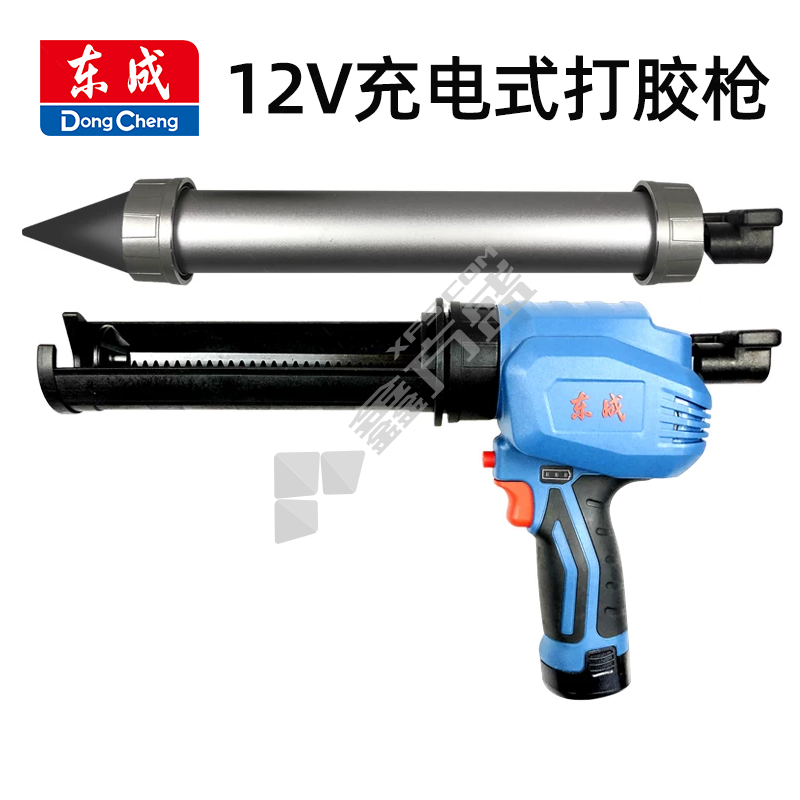 东成 DCPJ12E 充电式打胶枪 3400N 12V/2.0Ah*2组 300m/600ml