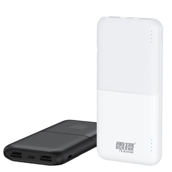 雷摄 LS-RO2B充电宝 白色 10000mAh 130*65*15mm LS-RO2B