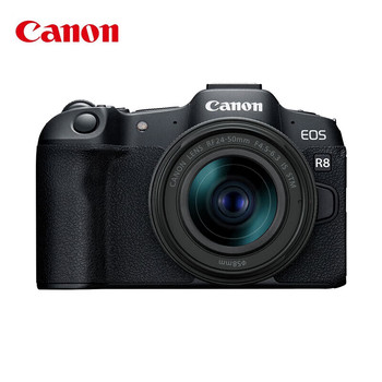 佳能 EOS R8全画幅微单反数码照相机 2420万 黑色 EOS R8