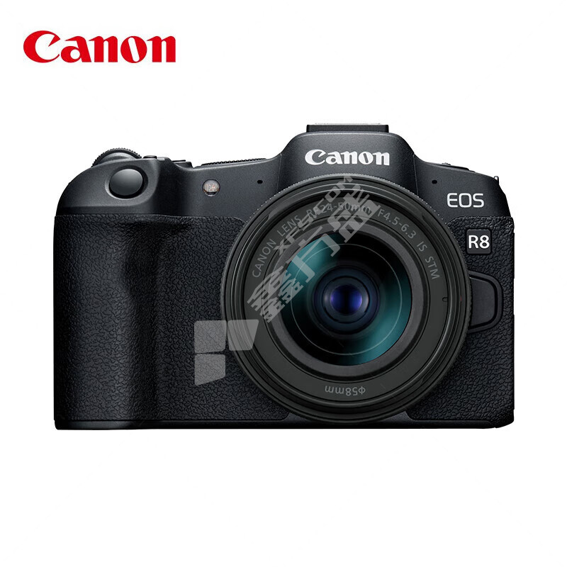 佳能 EOS R8全画幅微单反数码照相机 2420万 黑色 EOS R8