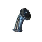 东方超高 UHMWPE超高分子量聚乙烯管45°弯头 Ф110*10mm