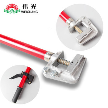 伟光棒+线 35KV25方3*1+18米线+1.5米平口红色接地棒