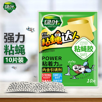 绿叶 粘蝇胶 展开18*25cm GL02109