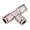 百灵 PE不锈钢T型三通接头 SSPE16 16mm 0-1Mpa