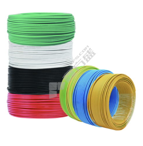 绿宝 阻燃塑铜软线 ZC-BVR-450/750v-4平方-黄绿色