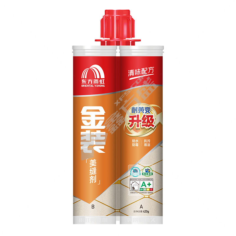 东方雨虹 双组份金装美缝剂 400ml 银灰色