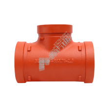 鼎梁沟槽异径三通 165mm*76mm/25公斤