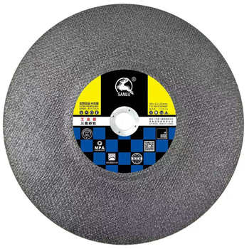 三鹿 工业级双网凸芯树脂切割片 355*2.2*25.4mm 黑