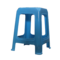 时通 塑料凳子 45*38*37cm 北欧蓝