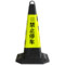 斯铂格 橡胶 反光路锥 71*35*35cm 黑黄色 4斤 禁止停车