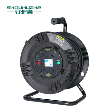 守护者 S31016B5三角架移动电缆盘 2*2.5平方 50米 3位5扁孔+1位3扁孔 250V