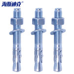海斯迪克 低碳钢蓝白锌强力车修壁虎膨胀螺栓 M12 110mm