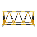 锦安行 7630 防冲撞移动拒马路障 3000*800*1200mm 黑黄 JCH-JMHL-7630