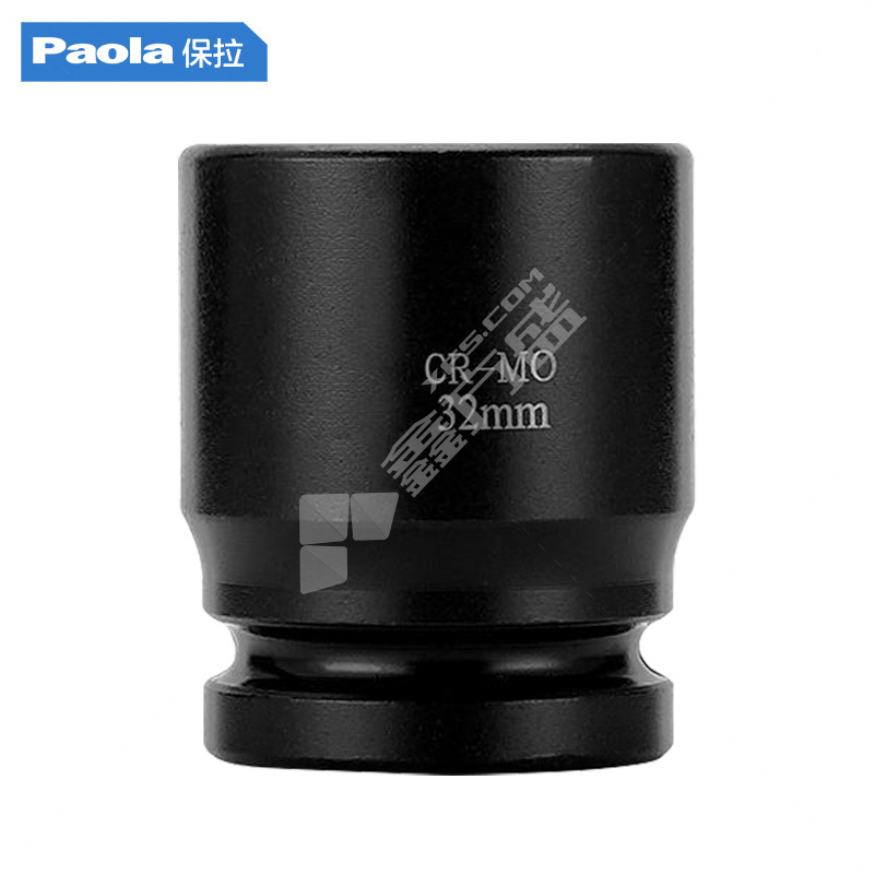 保拉 3/4 风炮加强短六角套筒 20mm 53mm 2103