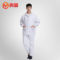 鸣固 防静电洁净服防尘服 2XL 黄色