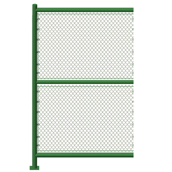 锦安行 法兰式球场围网 3000*3000*4mm 口字型 55*55mm 绿色