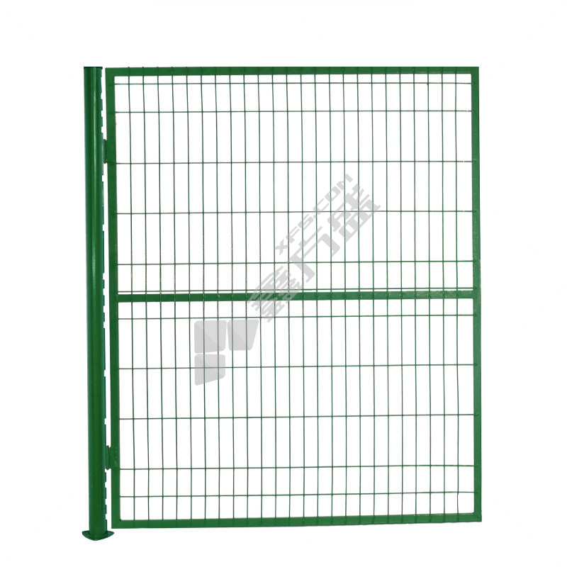 锦安行 单开门桃形柱护栏网 JCH-HLDM-1510 1500*1000mm 绿色