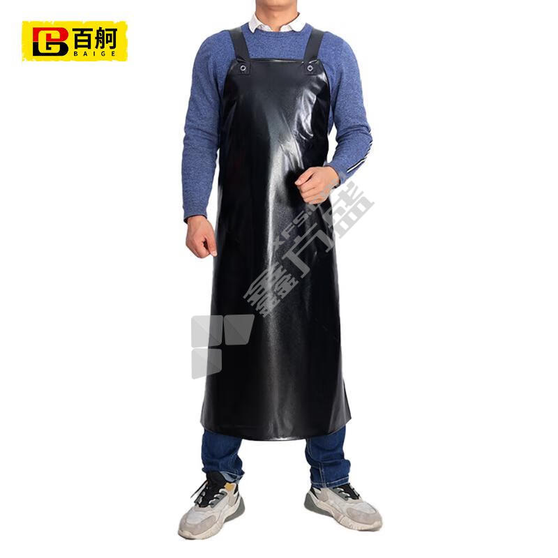 百舸 耐磨耐脏长款牛筋防尘罩衣 均码 枣红色
