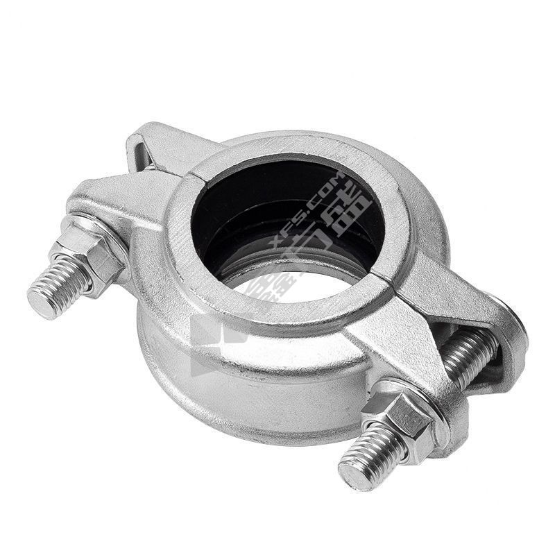 谦华智科 304带密封垫卡箍 硅胶密封DN50 卡盘57mm