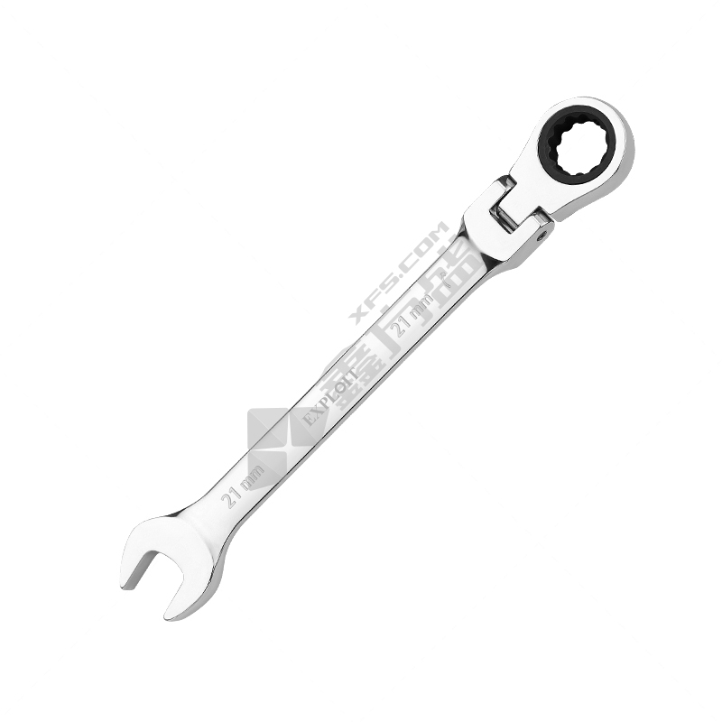 开拓/EXPLOIT 摇头两用棘轮扳手 223mm 020539 17mm