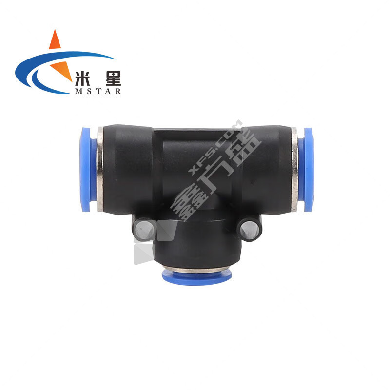 米星 T型三通变径接头 PEG-8-6 8mm-6mm 0-1MPa