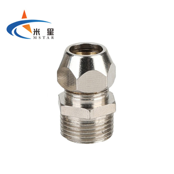 米星 外螺纹卡套直通接头 内丝PCF6-03 6mm-3分 0-1MPa