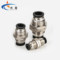 米星 黑色隔板直通PU气动接头 PM-8 8mm 0-1MPa