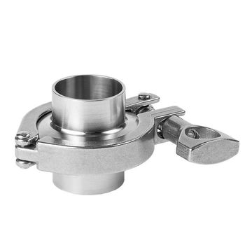 谦华智科 304不锈钢快装卡盘抱箍 管外径12.7mm 卡盘50.5mm