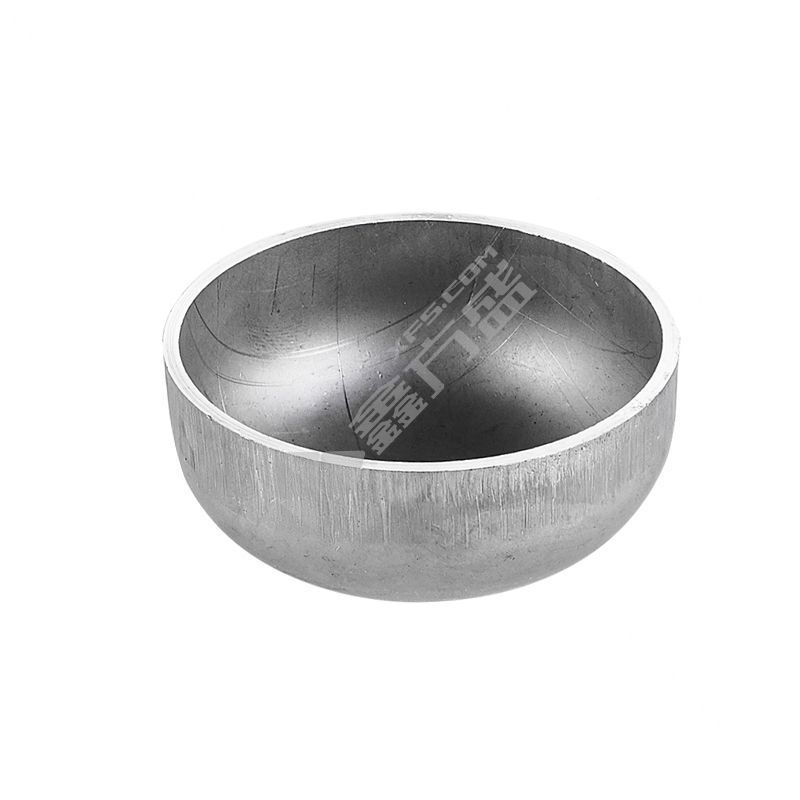 谦华智科 304不锈钢平底椭圆焊接管帽 外径60 厚4 高24mm