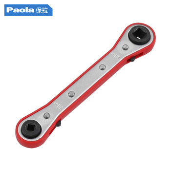 保拉 平型双头四方棘轮扳手 4合1 140mm 8863