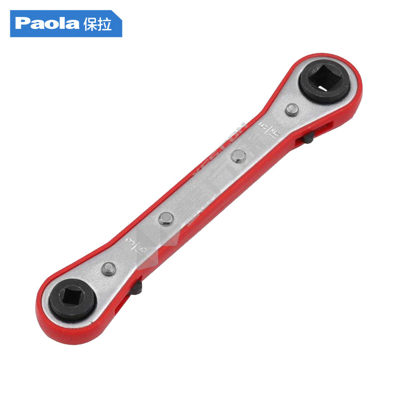 保拉 平型双头四方棘轮扳手 4合1 140mm 8863