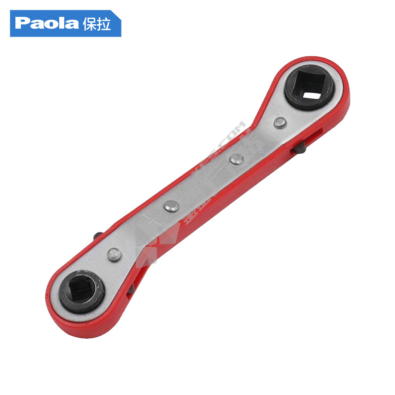 保拉 弯型双头四方棘轮扳手 4合1 138mm 8865