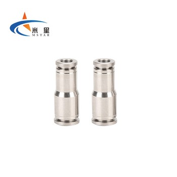 米星 304不锈钢变径PG直通接头 PG12-8 12mm-8mm 0-1.6MPa