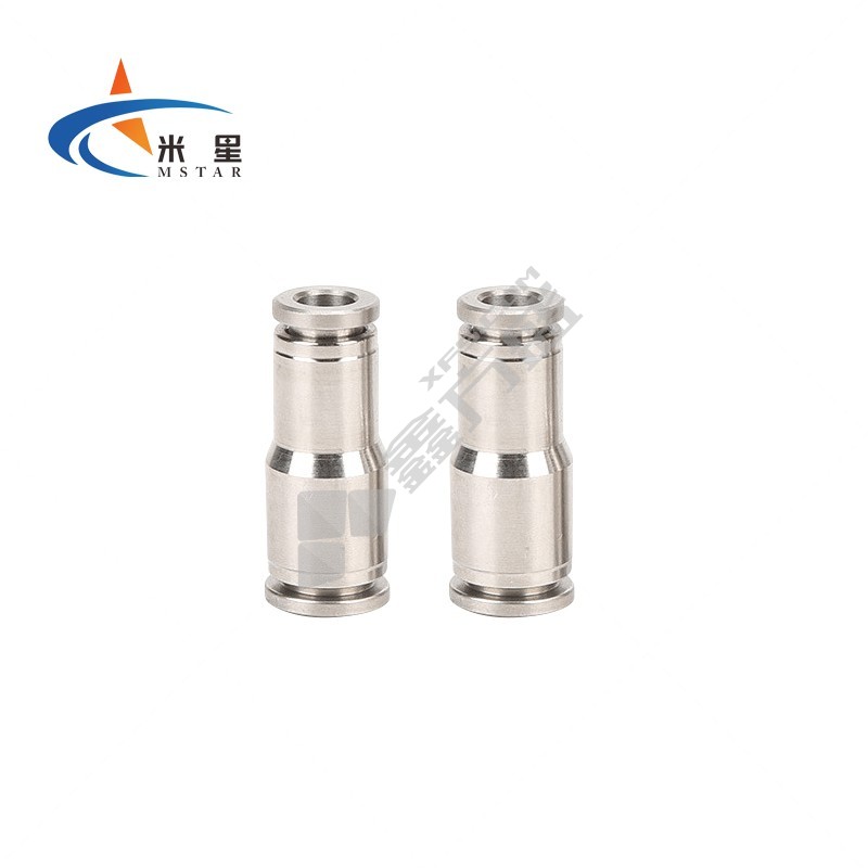 米星 304不锈钢变径PG直通接头 PG12-8 12mm-8mm 0-1.6MPa