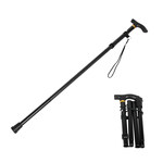 三极户外 TP3902 铝合金 可伸缩 登山杖 84-93cm 0.8mm 260g 黑色