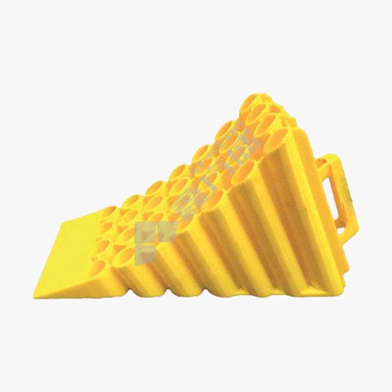斯铂格 塑料车轮止退止滑器 16*10*10cm 黄色