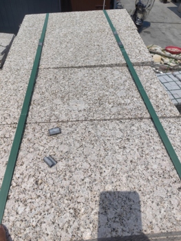 国产优品大理石石材 黄色 295*295*2.5mm