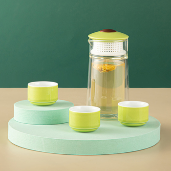 杜邦 PSJ-720 君品便携茶具 绿色