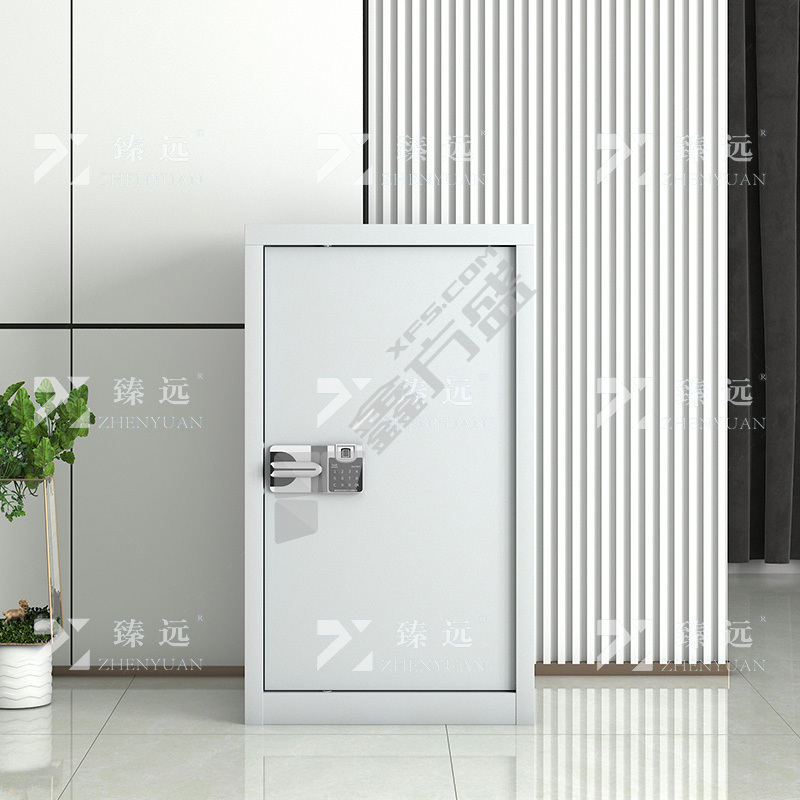 臻远 ZYJJ-80035 单门保密柜 550*420*960mm 灰白色