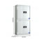 臻远 ZYJJ-80036 分双节保密柜 900*420*1900mm 灰白色