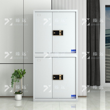 臻远 ZYJJ-80037 分双节保密柜 900*420*1900mm 灰白色
