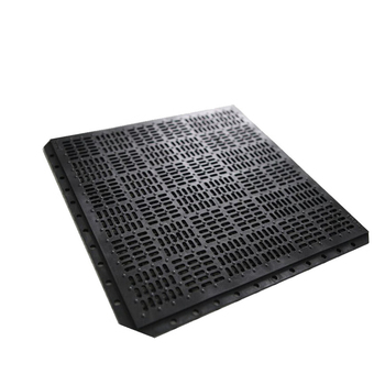 爱柯部落 洁伦3.0经济型PVC疏水防滑垫 30cm*30cm*9mm 石墨黑