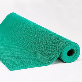 合美 PVC S纹疏水防滑地垫 3.5mm*0.9m*15m 绿色